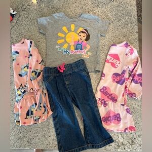 Toddler Girl Character Dress and outfit bundle 18 months
